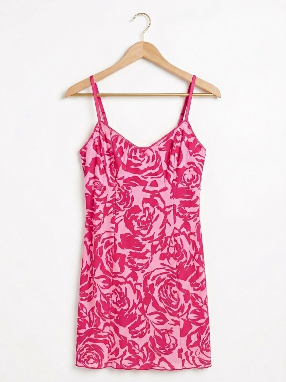 Vintage 90s California Dynasty Floral Slip